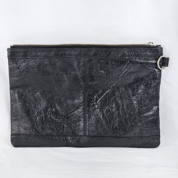 BALENCIAGA Navy Clip L Clutch - Picture 3 of 7